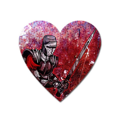 Knight Magnet (Heart) from ArtsNow.com Front