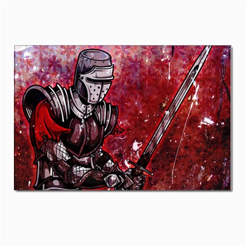 Knight Postcard 4 x 6  (Pkg of 10) from ArtsNow.com Front