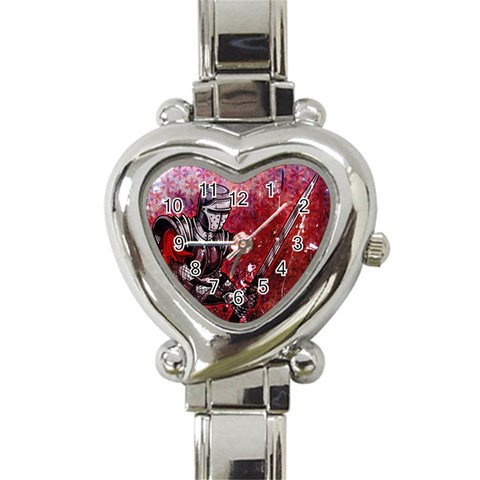 Knight Heart Italian Charm Watch from ArtsNow.com Front