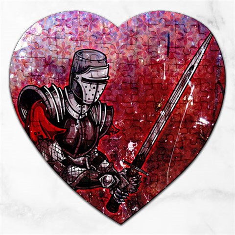 Knight Jigsaw Puzzle (Heart) from ArtsNow.com Front