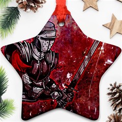 Knight Star Ornament (Two Sides) from ArtsNow.com Back