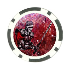 Knight Poker Chip Card Guard from ArtsNow.com Front