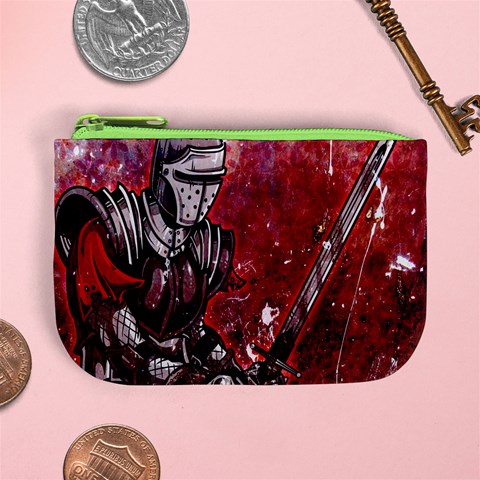 Knight Mini Coin Purse from ArtsNow.com Front