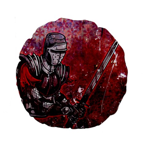 Knight 15  Premium Round Cushion  from ArtsNow.com Back