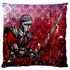 Knight Large Flano Cushion Case (Two Sides) from ArtsNow.com Front