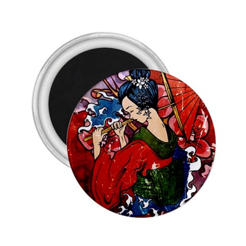 Geisha 2.25  Magnet from ArtsNow.com Front