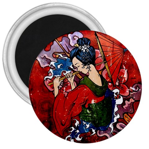 Geisha 3  Magnet from ArtsNow.com Front