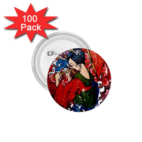 Geisha 1.75  Button (100 pack)  from ArtsNow.com Front