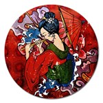 Geisha Magnet 5  (Round)