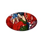 Geisha Sticker Oval (10 pack)