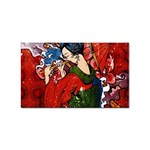 Geisha Sticker Rectangular (10 pack)