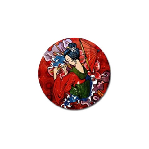 Geisha Golf Ball Marker from ArtsNow.com Front