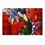 Geisha Postcard 4  x 6 