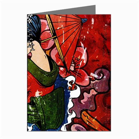 Geisha Greeting Cards (Pkg of 8) from ArtsNow.com Left