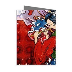 Geisha Mini Greeting Card from ArtsNow.com Right