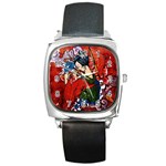 Geisha Square Metal Watch