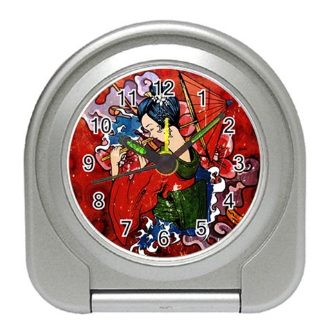 Geisha Travel Alarm Clock from ArtsNow.com Front