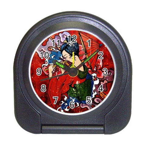 Geisha Travel Alarm Clock from ArtsNow.com Front