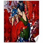 Geisha Canvas 8  x 10 