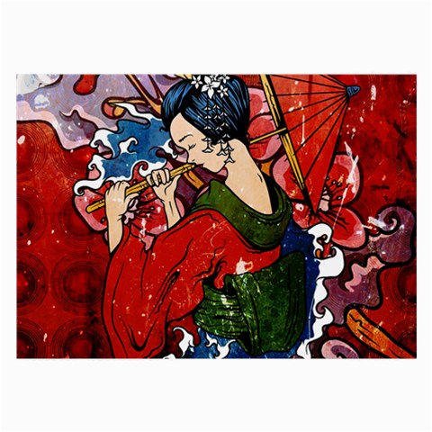 Geisha Glasses Cloth (Large, Two Sides) from ArtsNow.com Front