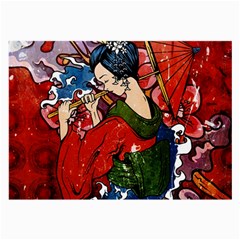 Geisha Glasses Cloth (Large, Two Sides) from ArtsNow.com Back