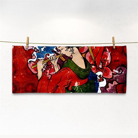 Geisha Hand Towel from ArtsNow.com Front