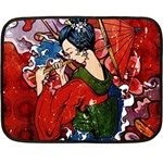 Geisha Double Sided Fleece Blanket (Mini)