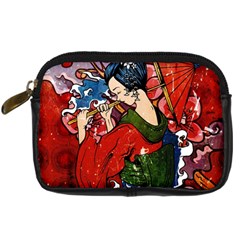 Geisha Digital Camera Leather Case from ArtsNow.com Front