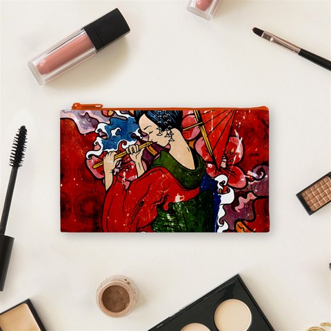 Geisha Cosmetic Bag (Small) from ArtsNow.com Front