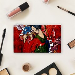 Geisha Cosmetic Bag (Small) from ArtsNow.com Front