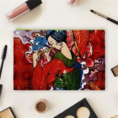 Geisha Cosmetic Bag (Large) from ArtsNow.com Front