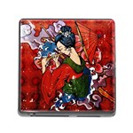 Geisha Memory Card Reader with Storage (Square)