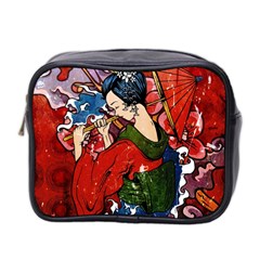 Geisha Mini Toiletries Bag (Two Sides) from ArtsNow.com Front