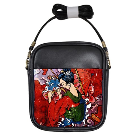 Geisha Girls Sling Bag from ArtsNow.com Front