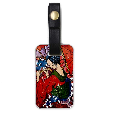 Geisha Luggage Tag (one side) from ArtsNow.com Front