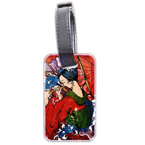 Geisha Luggage Tag (two sides) from ArtsNow.com Front