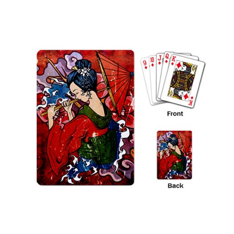 Geisha Playing Cards (Mini) from ArtsNow.com Back