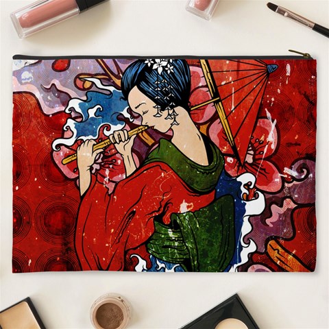 Geisha Cosmetic Bag (XXXL) from ArtsNow.com Back