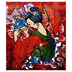 Geisha Drawstring Pouch (Small) from ArtsNow.com Front