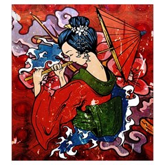 Geisha Drawstring Pouch (Large) from ArtsNow.com Front