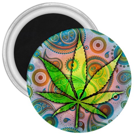 Ganja 3  Magnet from ArtsNow.com Front