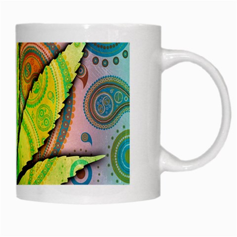 Ganja White Mug from ArtsNow.com Right