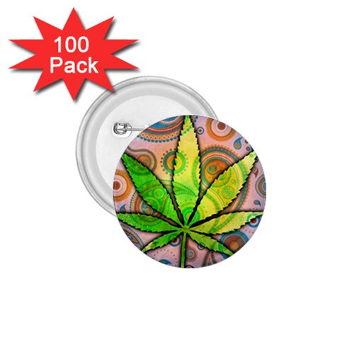 Ganja 1.75  Button (100 pack)  from ArtsNow.com Front