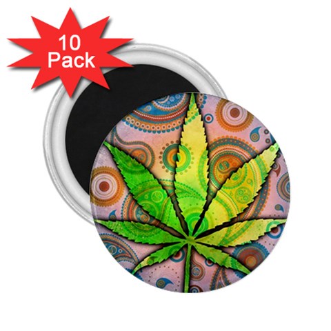 Ganja 2.25  Magnet (10 pack) from ArtsNow.com Front