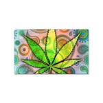 Ganja Sticker Rectangular (10 pack)