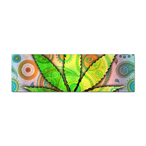 Ganja Sticker Bumper (10 pack) from ArtsNow.com Front