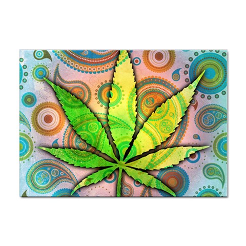 Ganja Sticker A4 (10 pack) from ArtsNow.com Front