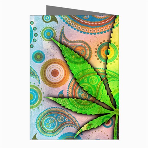 Ganja Greeting Cards (Pkg of 8) from ArtsNow.com Right