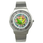 Ganja Stainless Steel Watch