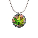 Ganja 1  Button Necklace